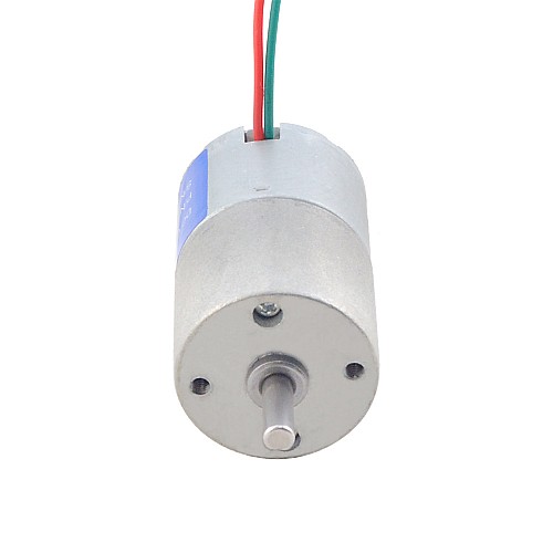 ブラシ付き 6V DC ギアモーター 1.2Kg.cm/15RPM 187:1 平ギアボックス
