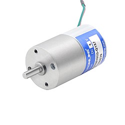 ブラシ付き 6V DC ギアモーター 1.2Kg.cm/15RPM 187:1 平ギアボックス