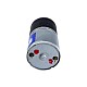 ブラシ付き 12V DC ギアモーター 3.5Kg.cm/80RPM 72:1 平ギアボックス