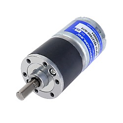 ブラシ付き 12V DC ギアモーター 3.5Kg.cm/80RPM 72:1 平ギアボックス