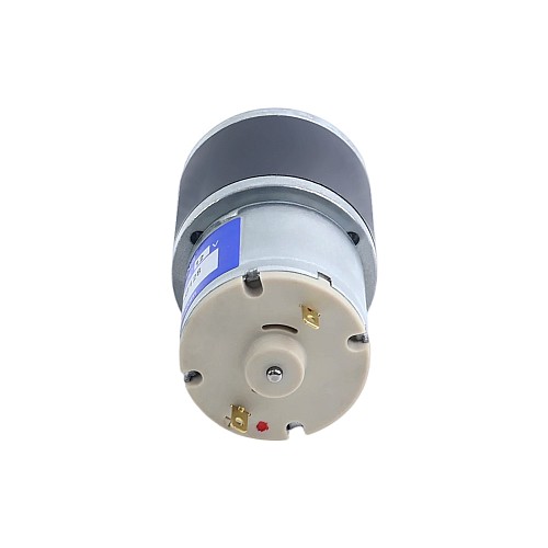 ブラシ付き 12V DC ギアモーター 6Kg.cm/40RPM 128:1 スパーギアボックス