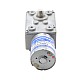 ブラシ付き 12V DC ギアモーター3Kg.cm/3RPM w/ 828:1 スパーギアボックス