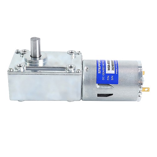 ブラシ付き 24V DC ギアモーター30Kg.cm/12RPM w/ 422:1 スパーギアボックス - WGA-4058247000-G422 | StepperOnline