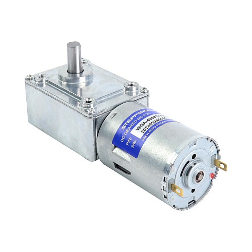 ブラシ付き 24V DC ギアモーター30Kg.cm/12RPM w/ 422:1 スパーギアボックス - WGA-4058247000-G422 | StepperOnline