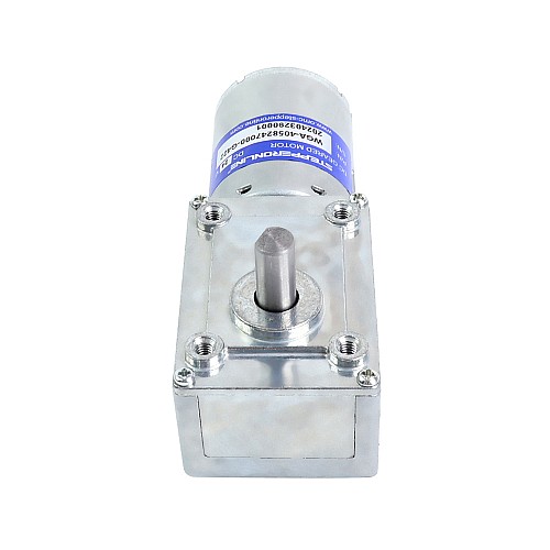 ブラシ付き 24V DC ギアモーター30Kg.cm/12RPM w/ 422:1 スパーギアボックス - WGA-4058247000-G422 | StepperOnline