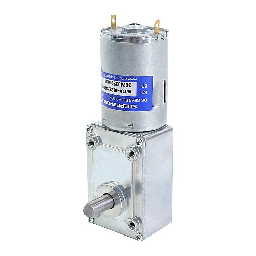 ブラシ付き 24V DC ギアモーター30Kg.cm/12RPM w/ 422:1 スパーギアボックス - WGA-4058247000-G422 | StepperOnline