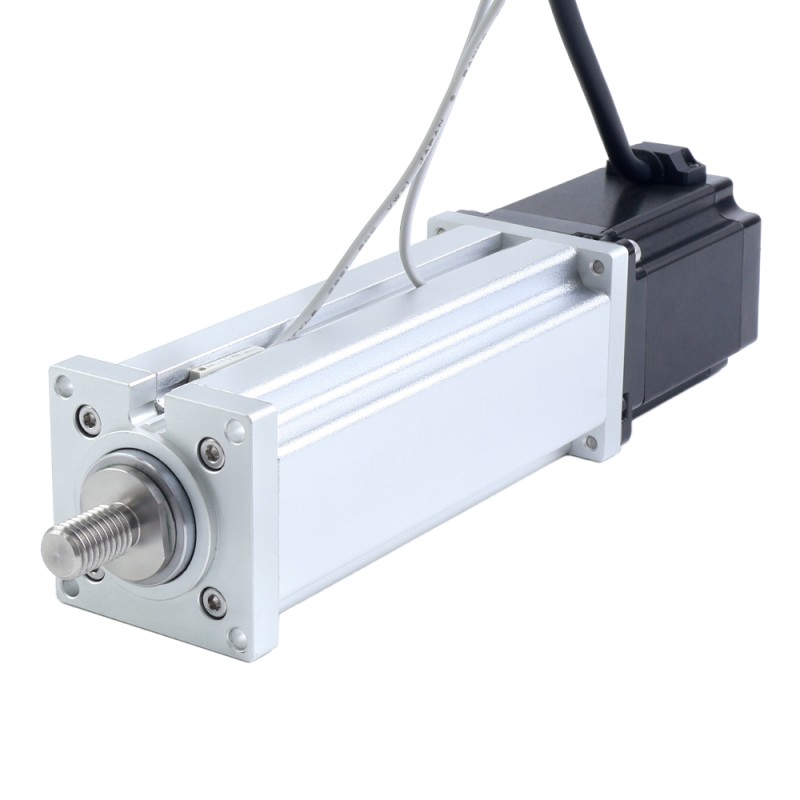 Nema 23 ボールねじ 電動シリンダー 4.0A ストローク 100mm 2.0Nm(283.22oz.in) リード 10mm(0.3937)リミットスイッチ付き - LCB23S30B1L40-100D | StepperOnline