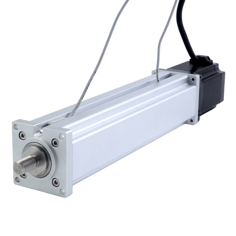 Nema 23 ボールねじ 電動シリンダー 4.0A ストローク 200mm 2.0Nm(283.22oz.in) リード 10mm(0.3937)リミットスイッチ付き - LCB23S30B1L40-200D | StepperOnline