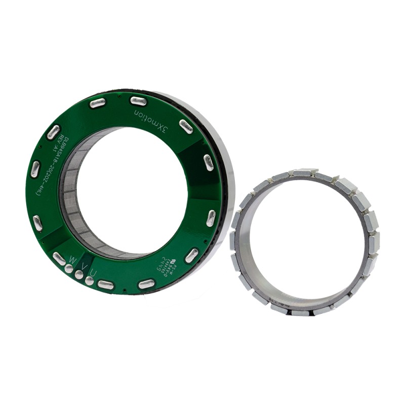 SFIシリーズ 618W 48VDC フレームレストルクモータ 9.51Nm 115mm フレーム径 - 115SFI50-4862-951B | StepperOnline