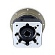 AD シリーズ 90mm 10:1 ヘリカル遊星減速機 バックラッシュ 3arcmin サーボ モーター用 IP65 - AD90-G10-D19 | StepperOnline