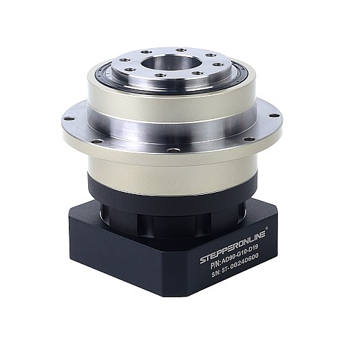 AD シリーズ 90mm 10:1 ヘリカル遊星減速機 バックラッシュ 3arcmin サーボ モーター用 IP65 - AD90-G10-D19 | StepperOnline