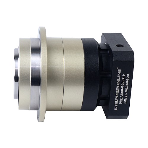 AD シリーズ 90mm 20:1 ヘリカル遊星減速機 バックラッシュ 7arcmin サーボ モーター用 IP65 - AD90-G20-D19 | StepperOnline