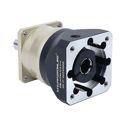 AEP シリーズ 60mm 10:1 ヘリカル遊星減速機 バックラッシュ 5arcmin サーボモーター用 IP65 - AEP60-G10-D14 | StepperOnline
