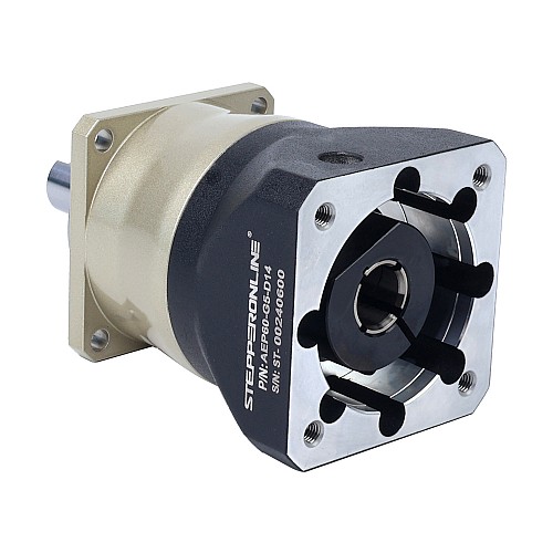 AEP シリーズ 60mm 5:1 ヘリカル遊星減速機 バックラッシュ 5arcmin サーボ モーター用 IP65 - AEP60-G5-D14 | StepperOnline