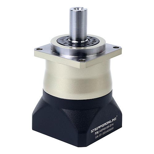AEP シリーズ 60mm 5:1 ヘリカル遊星減速機 バックラッシュ 5arcmin サーボ モーター用 IP65 - AEP60-G5-D14 | StepperOnline
