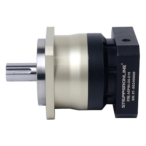 AEP シリーズ 90mm 5:1 ヘリカル遊星減速機 バックラッシュ 5arcmin サーボ モーター用 IP65 - AEP90-G5-D19 | StepperOnline