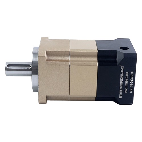 HTG シリーズ 60mm 100:1 ヘリカル遊星減速機 バックラッシュ 5arcmin サーボモーター用 IP65 - HTG60-G100 | StepperOnline