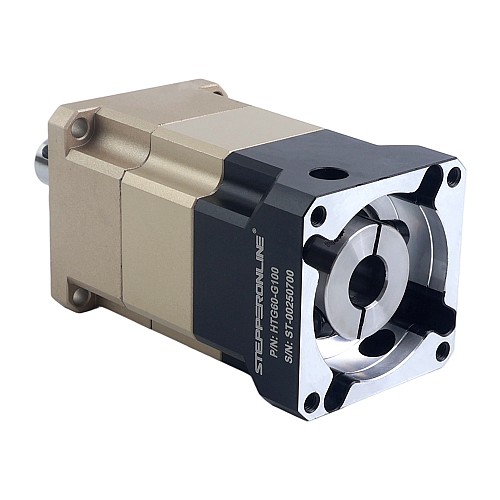 HTG シリーズ 60mm 100:1 ヘリカル遊星減速機 バックラッシュ 5arcmin サーボモーター用 IP65 - HTG60-G100 | StepperOnline
