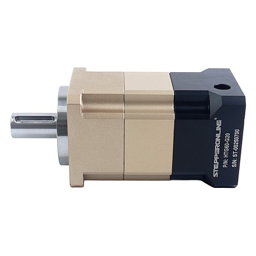 HTG シリーズ 60mm 20:1 ヘリカル遊星減速機 バックラッシュ 5arcmin サーボモーター用 IP65 - HTG60-G20 | StepperOnline