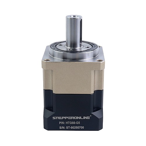 HTG シリーズ 60mm 5:1 ヘリカル遊星減速機 バックラッシュ 3arcmin サーボモーター用 IP65 - HTG60-G5 | StepperOnline