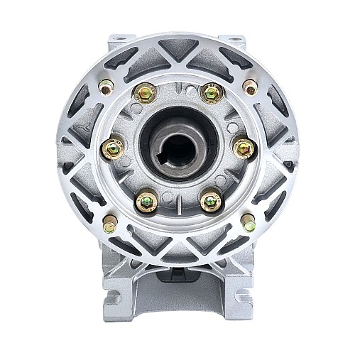 MRVR040 ウォームドライブギアボックス 30:1 比 φ14mm 入力シャフト 71B14 モーター入力フランジ付き