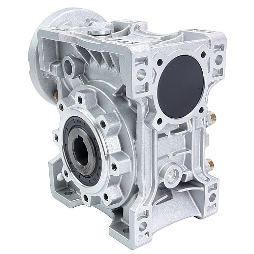 MRVR063 ウォームドライブギアボックス 20:1 比 φ14mm 入力シャフト 71B14 モーター入力フランジ付き