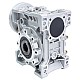 MRVR063 ウォームドライブギアボックス 20:1 比 φ14mm 入力シャフト 71B14 モーター入力フランジ付き