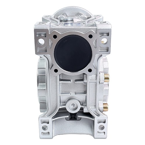 MRVR063 ウォームドライブギアボックス 20:1 比 φ14mm 入力シャフト 71B14 モーター入力フランジ付き