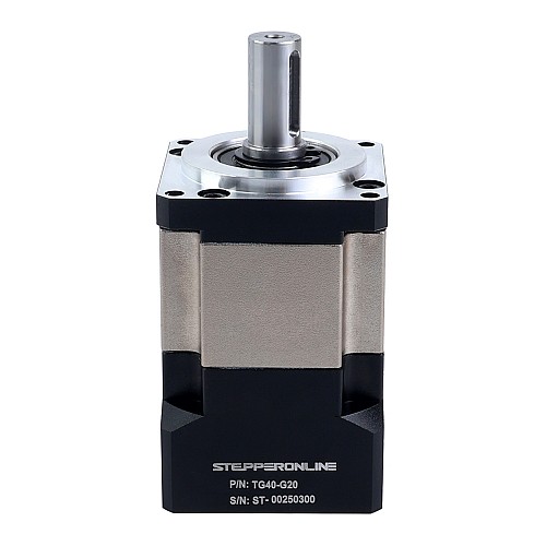 TG シリーズ 40mm 20:1 遊星ギアボックス バックラッシュ サーボ モーター用 20 分角 - TG40-G20 | StepperOnline TG シリーズ 40mm 20:1 遊星ギアボックス バックラッシュ サーボ モーター用 20 分角 - TG40-G20 | StepperOnline