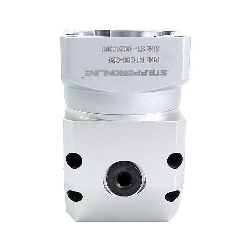 RTG シリーズ 60mm 20:1 直角遊星ギアボックス バックラッシュ 15arc-min サーボモーター用 - RTG60-G20 | StepperOnline
