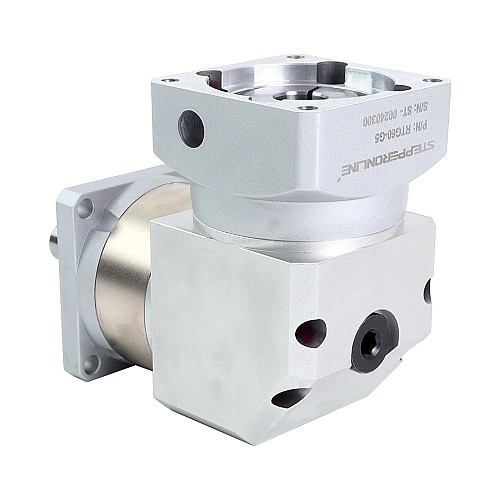 RTG シリーズ 60mm 5:1 直角遊星ギアボックス バックラッシュ 10arc-min サーボモーター用 - RTG60-G5 | StepperOnline