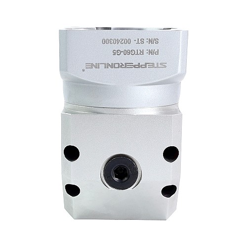 RTG シリーズ 60mm 5:1 直角遊星ギアボックス バックラッシュ 10arc-min サーボモーター用 - RTG60-G5 | StepperOnline