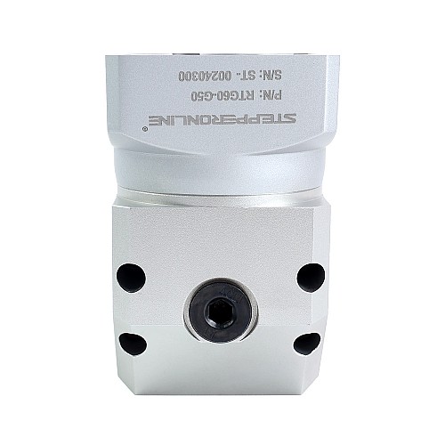 RTG シリーズ 60mm 50:1 直角遊星ギアボックス バックラッシュ 15arc-min サーボモーター用 - RTG60-G50 | StepperOnline