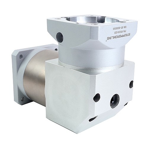 RTG シリーズ 90mm 20:1 直角遊星ギアボックス バックラッシュ 15arc-min サーボモーター用 - RTG90-G20 | StepperOnline