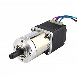 Nema11ステッパーL=31mm、リアシャフトとネジ穴のギア比27:1ギアボックス付き