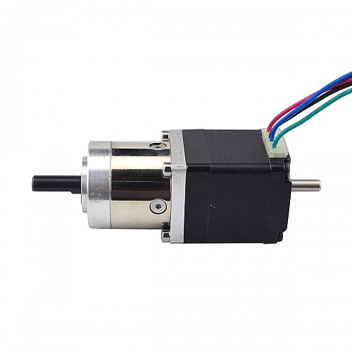 Nema 11 ステッパー L=31mm、リアシャフトとネジ穴付き ギア比 5:1 ギアボックス Nema 11 ステッパー L=31mm、リアシャフトとネジ穴付き ギア比 5:1 ギアボックス