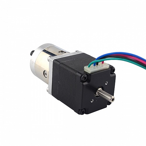 Nema 11 ステッパー L=31mm、リアシャフトとネジ穴付き ギア比 5:1 ギアボックス Nema 11 ステッパー L=31mm、リアシャフトとネジ穴付き ギア比 5:1 ギアボックス