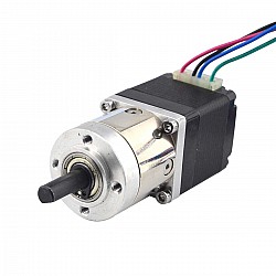 Nema 11 ステッパー L=31mm、リアシャフトとネジ穴付き ギア比 5:1 ギアボックス