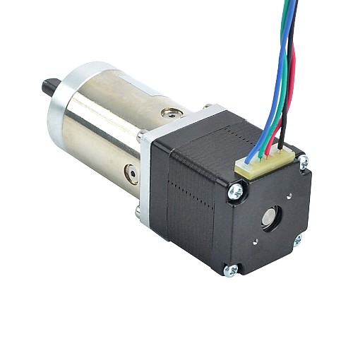 Nema11ステッピングモーターバイポーラL=32mm、ギア比100:1遊星ギアボックス付き - 11HS12-0674S-PG100 | StepperOnline Nema11ステッピングモーターバイポーラL=32mm、ギア比100:1遊星ギアボックス付き - 11HS12-0674S-PG100 | StepperOnline