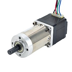 Nema11ステッピングモーターバイポーラL=32mm、ギア比100:1遊星ギアボックス付き