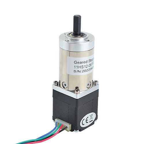 Nema11ステッピングモーターバイポーラL=32mm、ギア比100:1遊星ギアボックス付き - 11HS12-0674S-PG100 | StepperOnline Nema11ステッピングモーターバイポーラL=32mm、ギア比100:1遊星ギアボックス付き - 11HS12-0674S-PG100 | StepperOnline