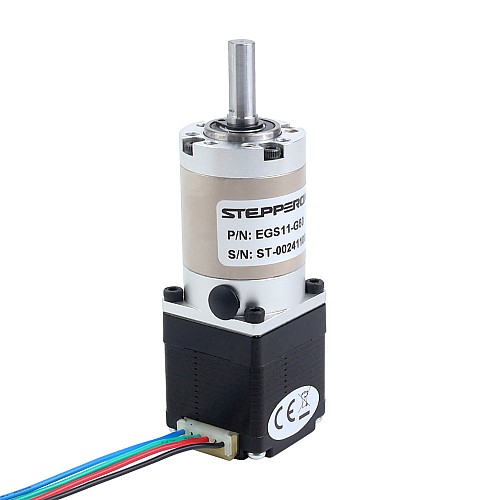 Nema 11 ステッピングモーター バイポーラ L=33mm 減速比20:1 EGシリーズプラネタリーギアボックス - 11HS12-0704S-EGS20 | StepperOnline