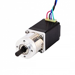 Nema11ステッピングモーターバイポーラL=45mm、ギア比5:1遊星ギアボックス付き