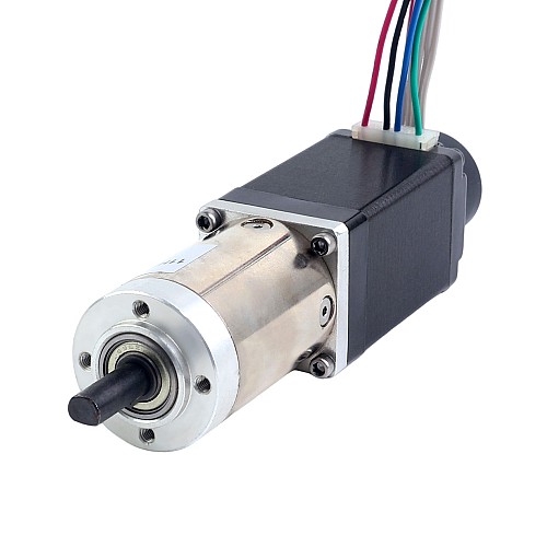 Nema 11 クローズドループ ギア付きステッピングモータ L=51mm ギア比 100:1 エンコーダ 300PPR - 11HS20-0674D-PG100-E22-300 | StepperOnline