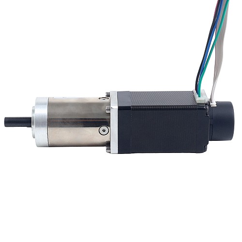 Nema 11 クローズドループ ギア付きステッピングモータ L=51mm ギア比 100:1 エンコーダ 300PPR - 11HS20-0674D-PG100-E22-300 | StepperOnline
