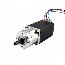 Nema11ステッパーL=51mm、リアシャフトとネジ穴とギア比5:1ギアボックス付き