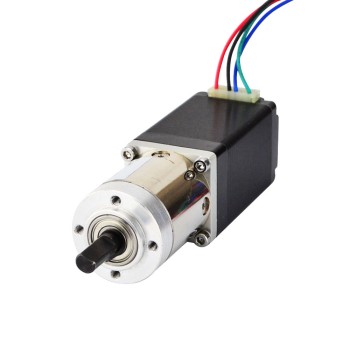 Nema 11 ステッピング モーター バイポーラ L=51mm、ギア比 27:1 遊星ギアボックス