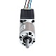 Nema 11 ステッピングモーター バイポーラ L=51mm 減速比100:1 EGシリーズプラネタリーギアボックス - 11HS20-0704S-EGS100 | StepperOnline