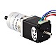 Nema 11 ステッパー L=31mm、リアシャフト、ネジ穴、ギア比 27:1 ギアボックス付き