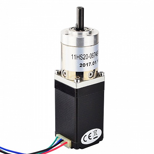 Nema 11 ステッピング モーター バイポーラ L=51mm、ギア比 27:1 遊星ギアボックス Nema 11 ステッピング モーター バイポーラ L=51mm、ギア比 27:1 遊星ギアボックス